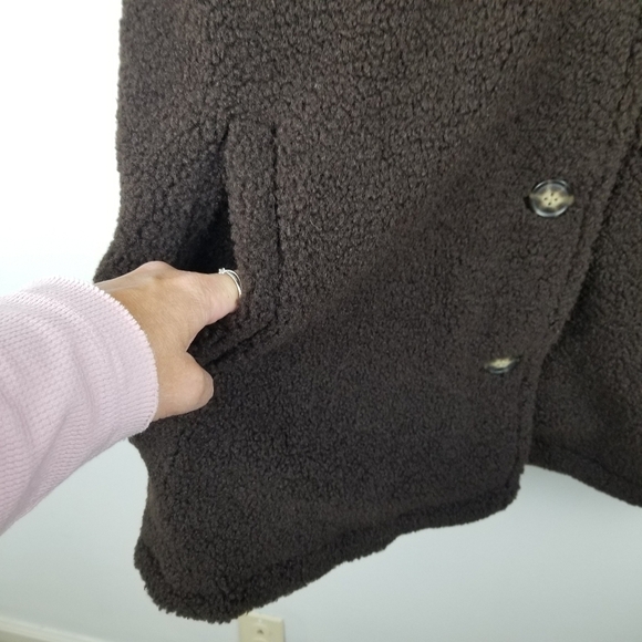 Koolaburra by Ugg Brown Sherpa Shirt Jacket NWT - Picture 9 of 13